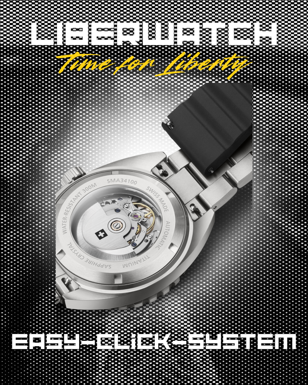 LAST PIECE | UNIQUE LIBERWATCH 10TH ANNIVERSARY EDITION #NUMBER 02 | Swiss Made Automatic Movement - Image 4