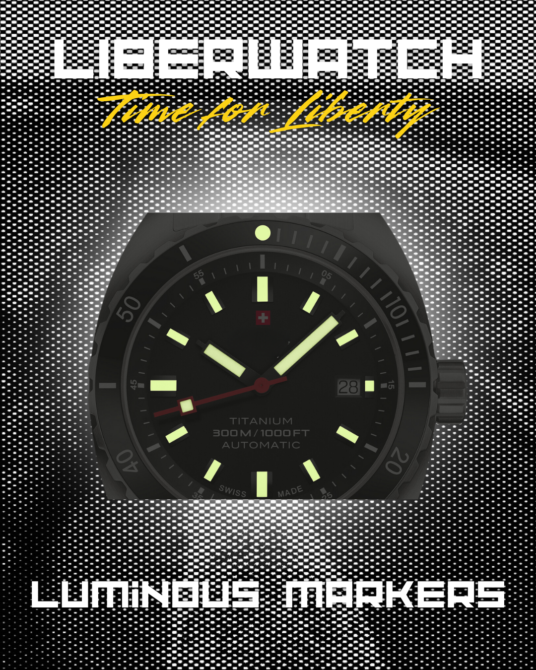 LAST PIECE | UNIQUE LIBERWATCH 10TH ANNIVERSARY EDITION #NUMBER 02 | Swiss Made Automatic Movement - Image 6