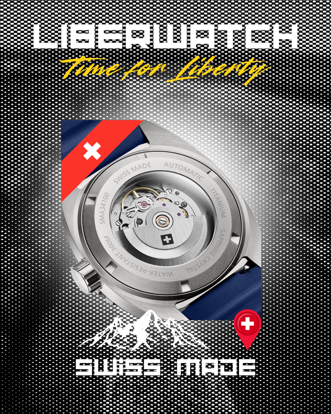 LAST PIECE | UNIQUE LIBERWATCH 10TH ANNIVERSARY EDITION #NUMBER 02 | Swiss Made Automatic Movement - Image 2